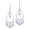  Teardrop  And Dangling Ball Earrings
