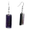 Earrings - Rectangle Murano Glass Dangle Earrings
