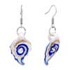 Earrings - Conch Shape Murano Glass Dangle Earrings