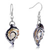Earrings - Conch Murano Glass Dangle Earrings