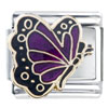  Purple  Butterfly Italian Charm EC0003_X02