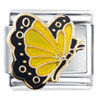 Yellow Butterfly And Black