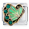  May   Birthstone  Butterfly Italian Charm