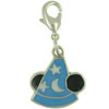 Blue Sorcerers Hat Clasp Charm
