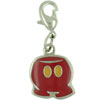 Red Mickey Pants Clasp Charm