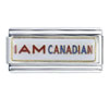 I Am Canadian Italian Charm