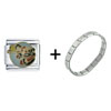 Freestyle Rollerblader Combination Italian Charm Bracelet
