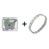  Baby  Carriage Combination Italian Charm Bracelet