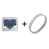 Heart My  Kids  Italian Charm Bracelet