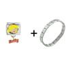 Archie Betty Dangle Enamel Combination Italian Charm Bracelet