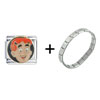 Archie Andrews Face Combination Italian Charm Bracelet