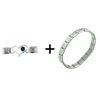 Id Heart  Link  May Emerald Color Birthstone  Italian   Charm   ... 
