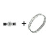 Small Daisy  Deluxe   Link  Italian Charm Bracelet