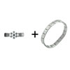 Snowflake Deluxe  Link  Italian  Charm  Bracelet