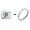 March Aquamarine Color Six Birthstone Flower Combination  ... 