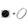  Bass  Clef Italian Charm Bracelet