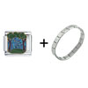 Hug A  Tree  Combination  Italian   Charm  Bracelet