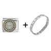 Mardi Gras  Beads   Italian   Charm  Bracelet