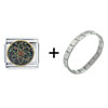 Nuclear  Atom  Italian Charm Bracelet