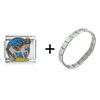 Circus Horse Italian  Charm  Bracelet