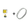 Huckleberry Finn  Book  Combination  Italian   Charm  Bracelet