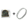 Constellation  Scorpio  Italian Charm Bracelet