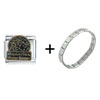 Constellation  Aquarius  Italian Charm Bracelet
