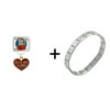 Love My Hubby Italian Charm Bracelet