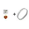 Puppy  Love   Italian   Charm  Bracelet
