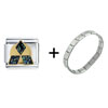 Triceps  Italian  Charm Bracelet