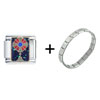 Monstrance Italian Charm Bracelet