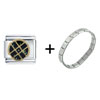 St Hans  Cross  Italian Charm Bracelet