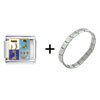 Hebrew  Letters  Italian Charm Bracelet