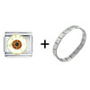 Eye  Ball  Italian Charm Bracelet
