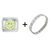  Happy  Face Mummy Combination Italian Charm Bracelet
