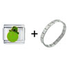 Happy Face Leprechaun  Italian  Charm  Bracelet 