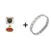  Happy Face  Eeevil Combination Italian Charm Bracelet