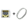 World  War  One Italian Charm Bracelet