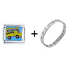 Yellow  School  Bus Italian Charm Bracelet FBT_CA2143_PG_STARTER