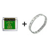  Chinese  Wealth Italian Charm Bracelet