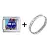 Family Trip  Car  Italian Charm Bracelet