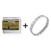 Spain Italian Charm Bracelet