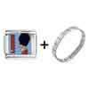 London  Queen's  Guard Italian Charm Bracelet