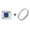  Mood  Square Italian Charm Bracelet