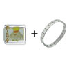 Bozo The Clown Alikhat Cat Italian Charm Bracelet