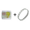Bozo The Clown Oodles Duck Italian Charm Bracelet