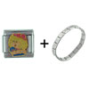 Cabbage Patch  Kids  Megan Italian Charm Bracelet