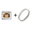 Cabbage Patch  Kids  Cowgirl Italian Charm Bracelet  ... 