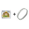 Cabbage Patch  Kids  Princess Italian Charm Bracelet