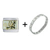 Felix Playing Volleyball Italian Charm Bracelet